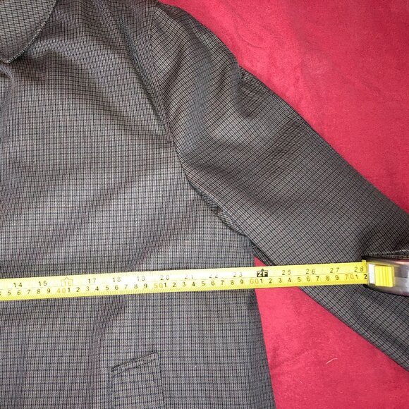 Towncraft by JCP Men's Gray Faux Fur Removable Lining Overcoat Size 46R-48R - Picture 12 of 16